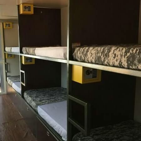 Furniture,Bed,Room,Property,Bunk bed,Wall,Bed frame,Hostel,Interior design,Building