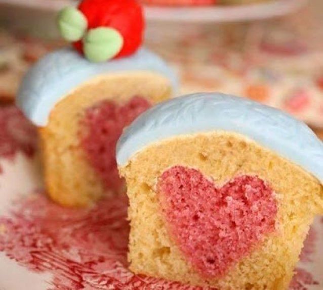 Food,Cuisine,Dish,Dessert,Baked goods,Ingredient,Pink,Cupcake,Food coloring,Baking