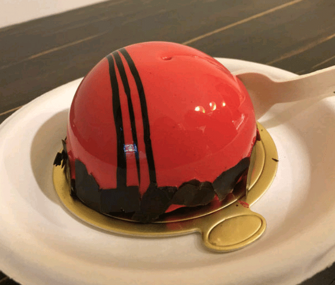 Helmet,Hard hat,Personal protective equipment,Food,Zuccotto,Dessert,Hat,Frozen dessert,Sports gear,Cuisine