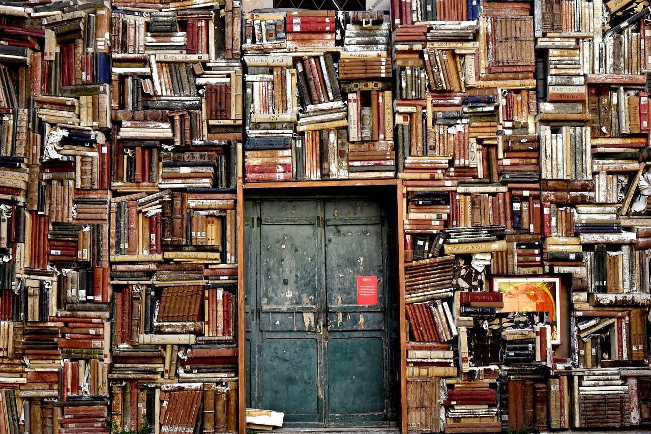 Bookselling,Book,Building,Collection,Publication,Bookcase,Wood,Furniture,Library,Art