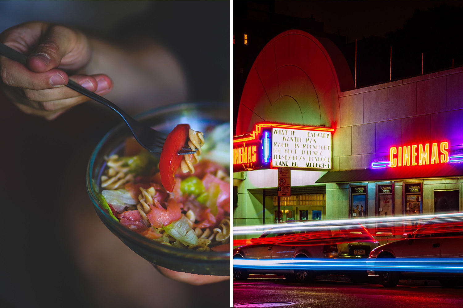 Light,Night,Photography,Neon,Colorfulness,Food,Cuisine