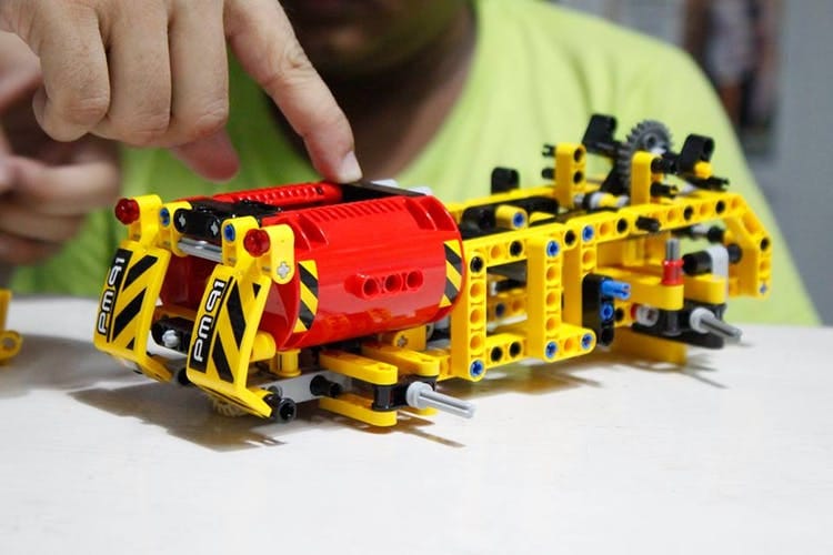 Toy,Yellow,Lego,Hand,Vehicle,Engineering,Machine,Play