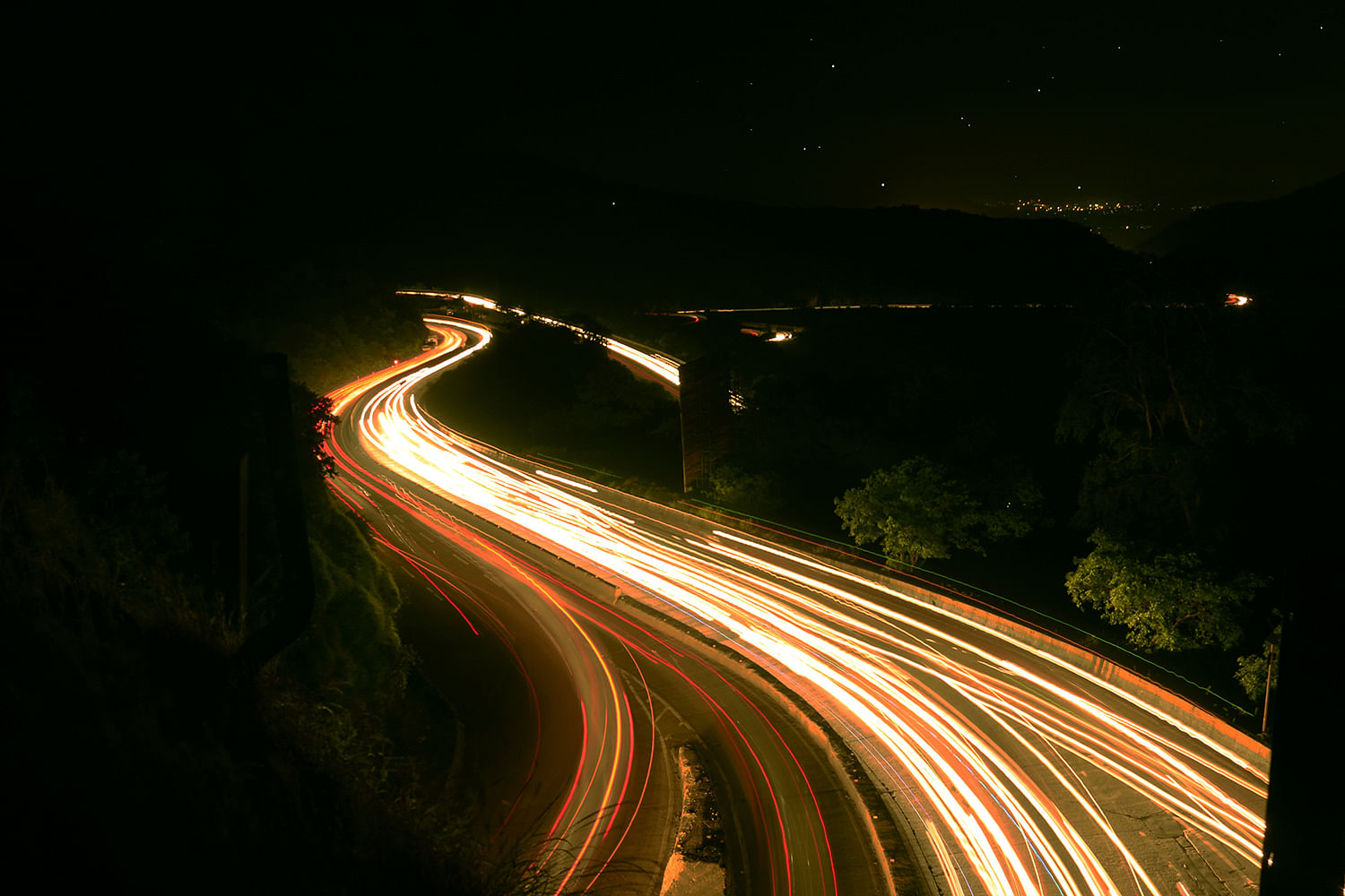 Road,Night,Highway,Light,Freeway,Infrastructure,Darkness,Line,Lighting,Automotive lighting