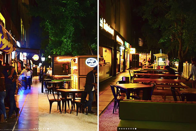 Night,Restaurant,Table,Building,Leisure