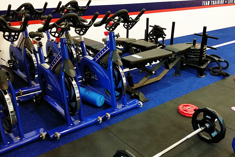 Gym,Sport venue,Vehicle,Exercise equipment,Room,Indoor cycling,Exercise