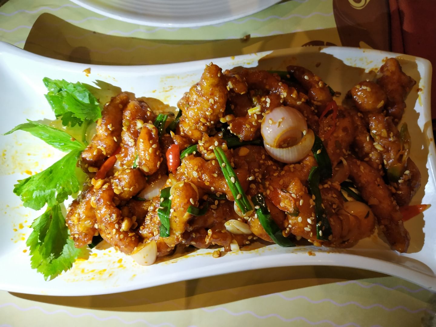 Dish,Food,Cuisine,Meat,Ingredient,Fried food,Produce,General tso's chicken,Indian chinese cuisine,Recipe