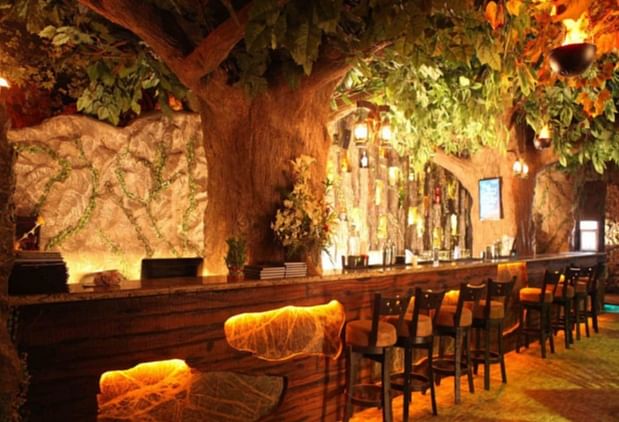 Restaurant,Lighting,Building,Room,Interior design,Architecture,Tavern,Furniture,Hacienda,Landscape lighting