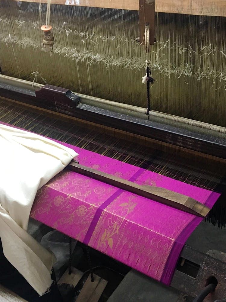Loom,Weaving,Textile,Purple,Art,Magenta,Linens,Table