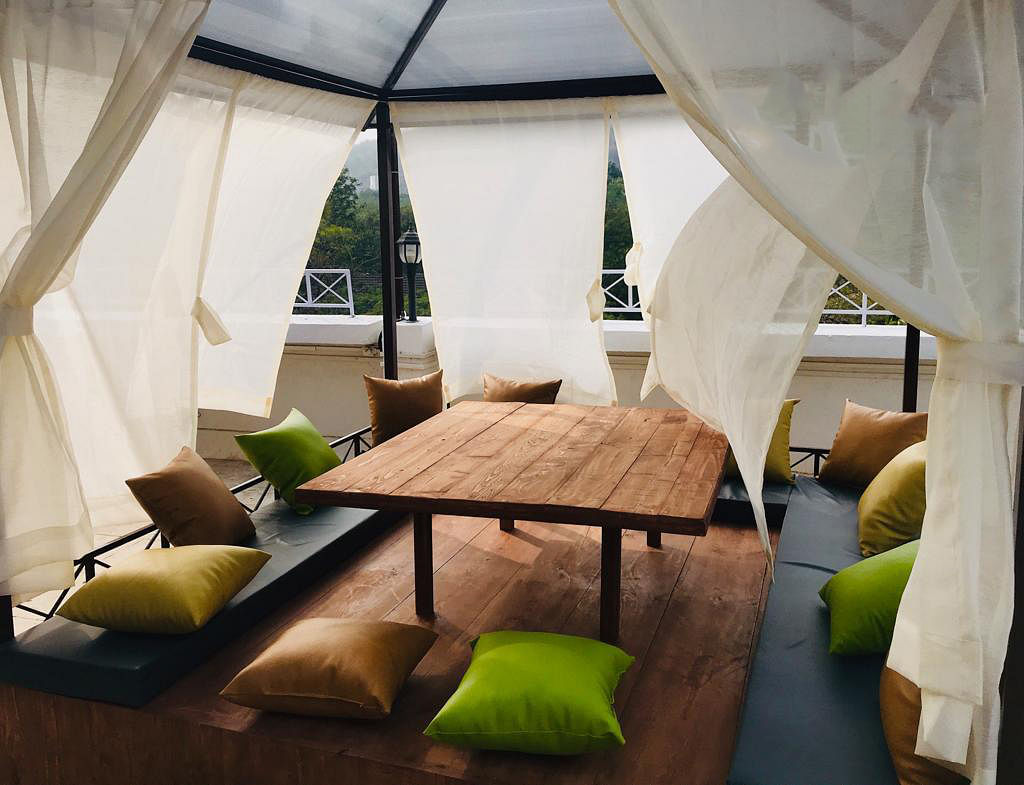 Tent,Room,Furniture,Canopy bed,Interior design,Table,House,Attic,Building,Loft