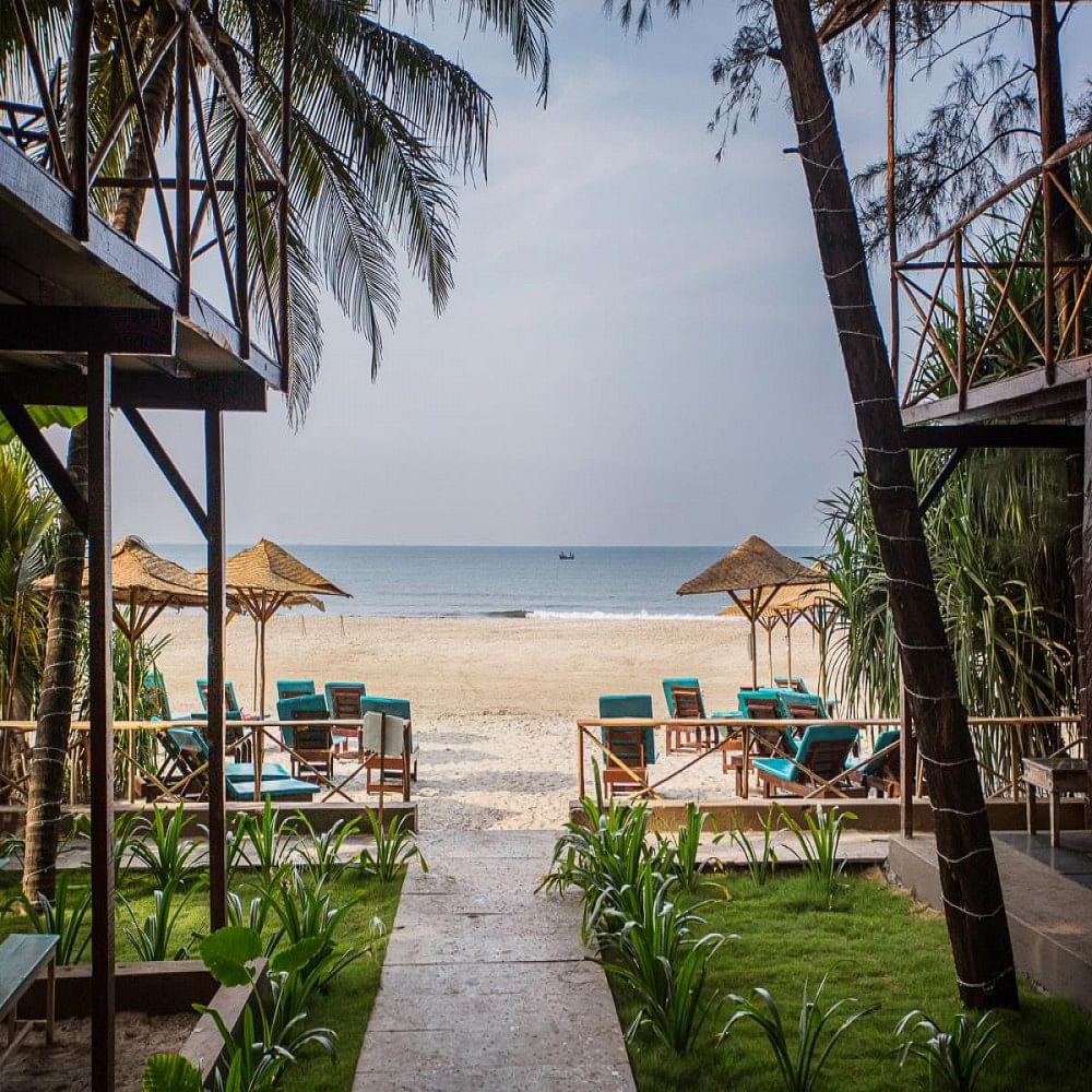 Resort,Vacation,Tropics,Sky,Ocean,Tree,Sea,Palm tree,Beach,House