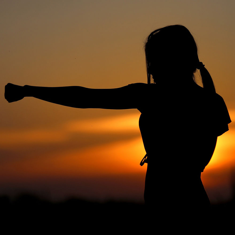 People in nature,Backlighting,Silhouette,Sky,Standing,Photography,Happy,Sunrise,Flash photography,Sunset