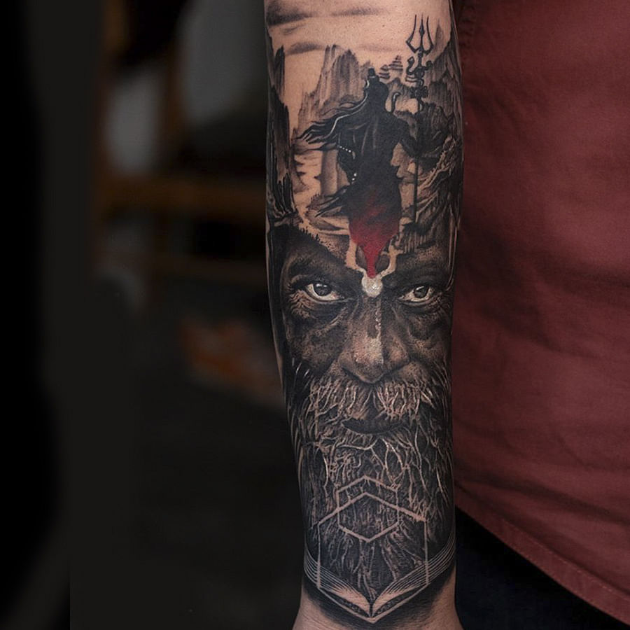 Tattoo,Arm,Flesh,Human body,Demon,Muscle,Fictional character,Human leg