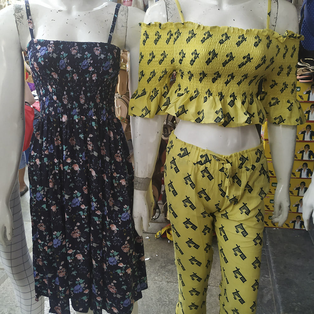 Clothing,Yellow,Dress,Fashion,Pattern,Footwear,Day dress,Pattern,Trousers,Blouse