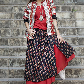 Clothing,White,Red,Maroon,Sleeve,Pattern,Street fashion,Textile,Dress,Pattern