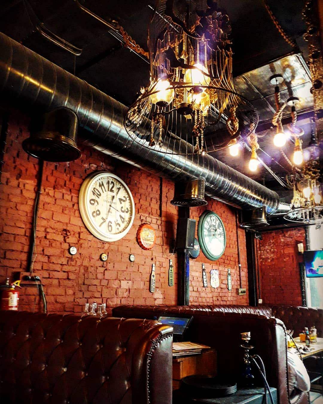 Room,Clock,Tavern,Building,Bar,Interior design,Furniture,Pub