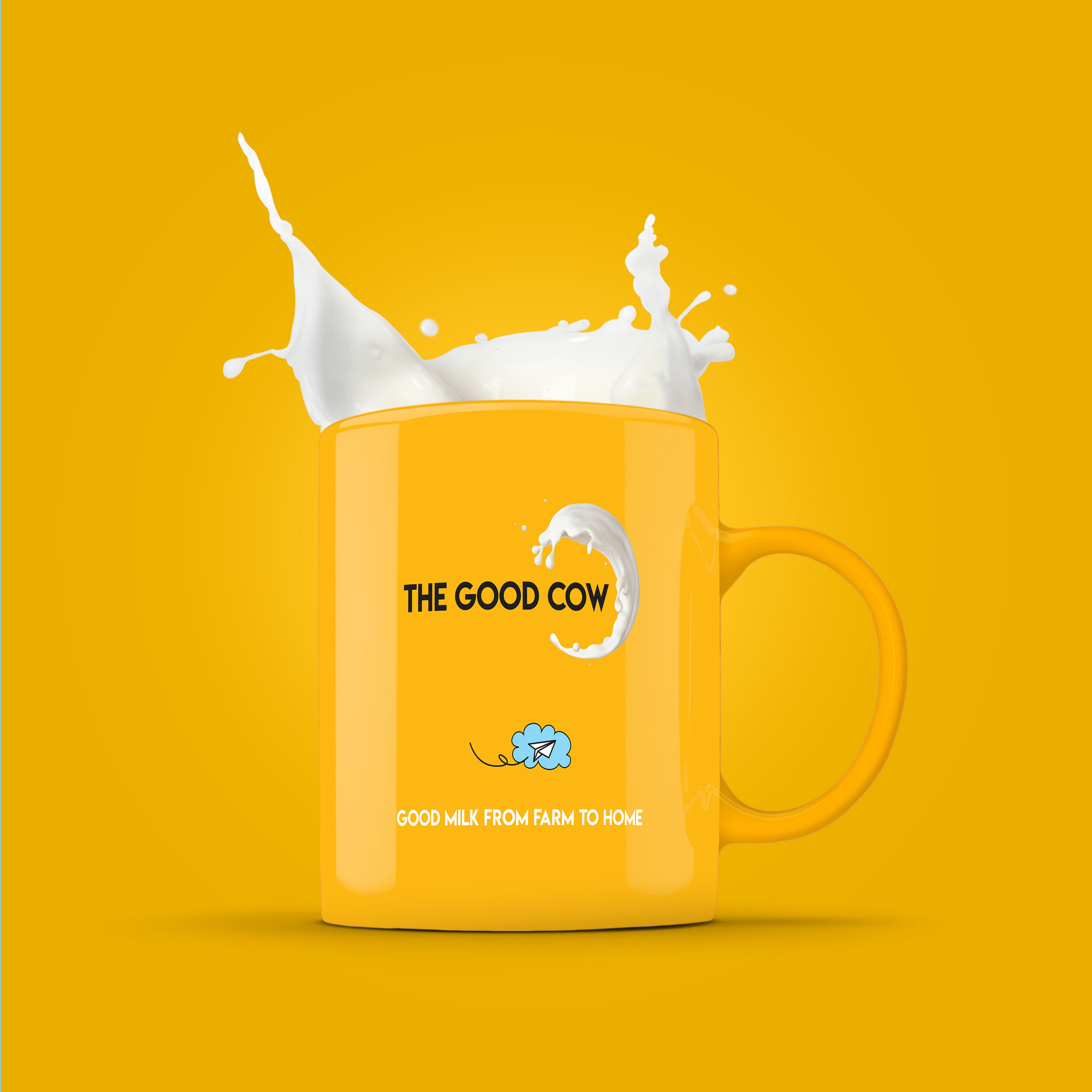 Yellow,Product,Illustration,Logo,Drink,Cup,Graphics