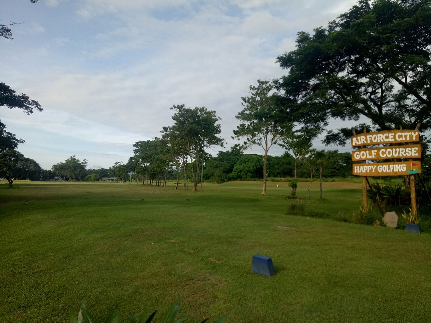 Sport venue,Land lot,Grassland,Natural landscape,Natural environment,Sky,Golf course,Tree,Grass,Grass family