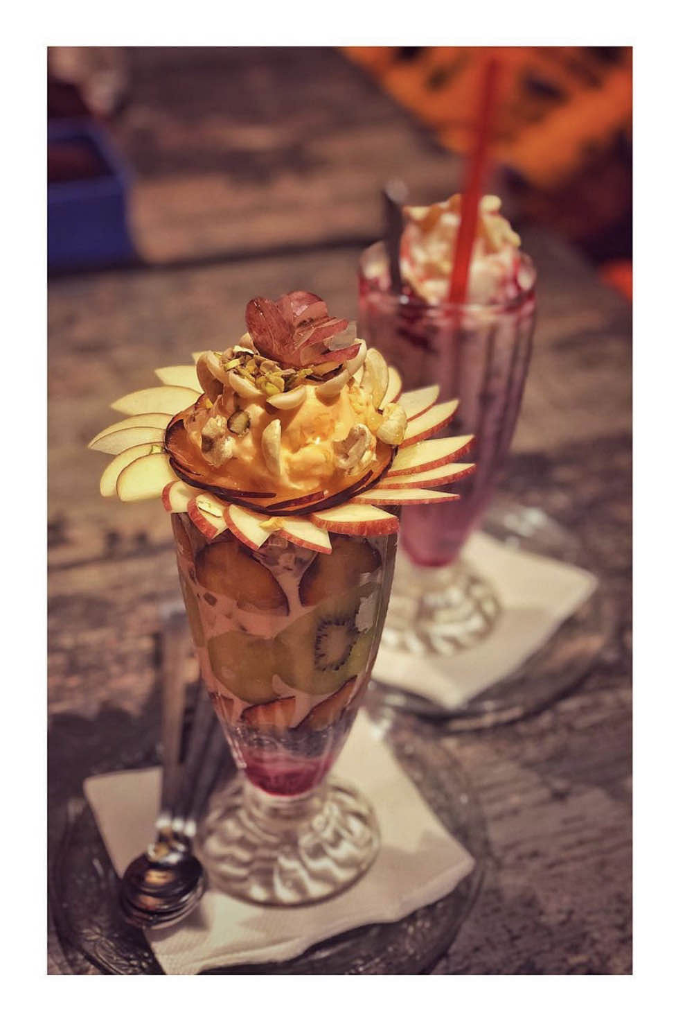 Food,Cuisine,Dish,Sundae,Dessert,Ingredient,Knickerbocker glory,Ice cream,Parfait,Frozen dessert