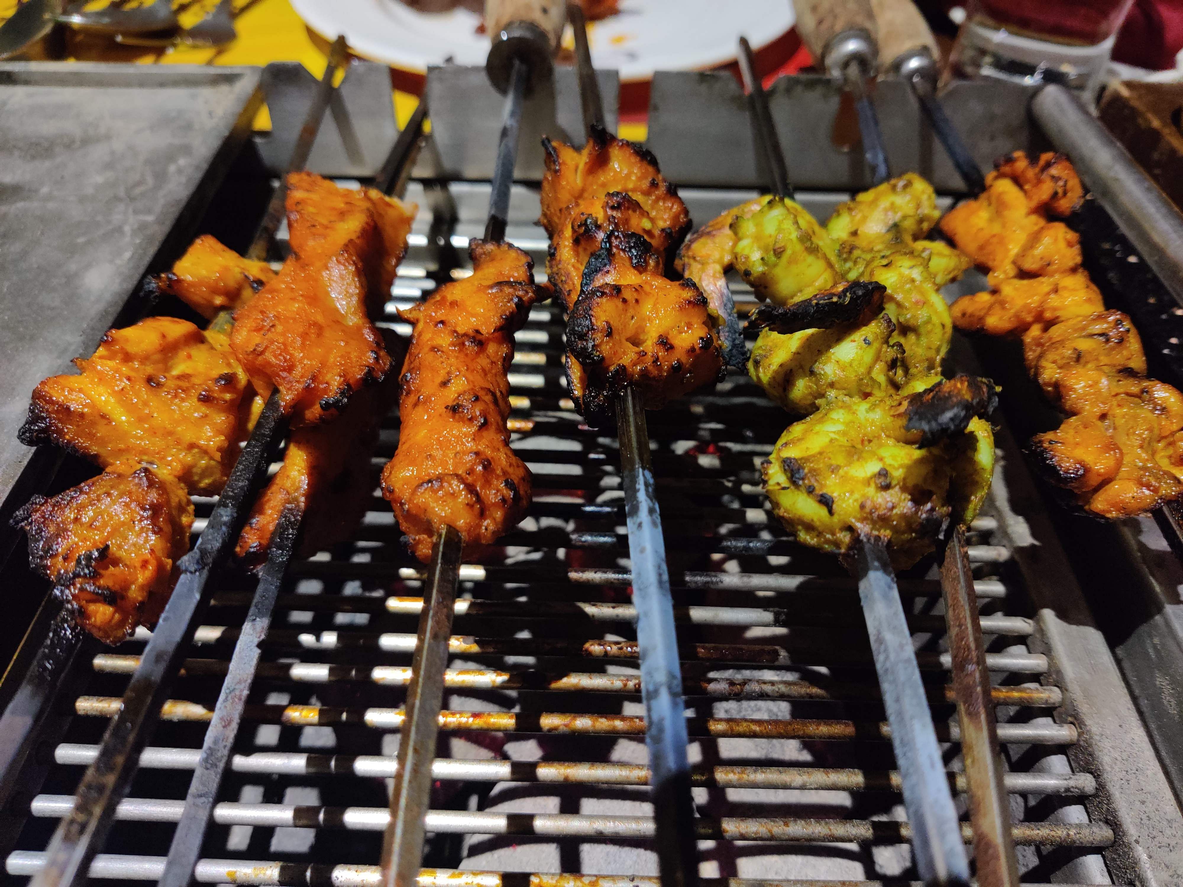 Grilling,Barbecue,Dish,Food,Roasting,Satay,Cuisine,Shashlik,Street food,Cooking