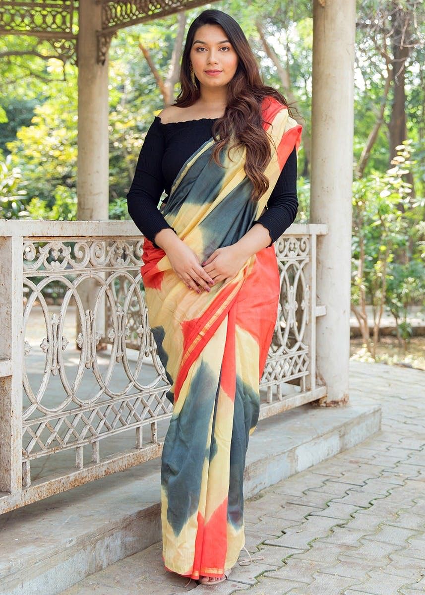 Clothing,Sari,Orange,Photo shoot,Costume,Formal wear,Textile,Photography,Silk,Kimono