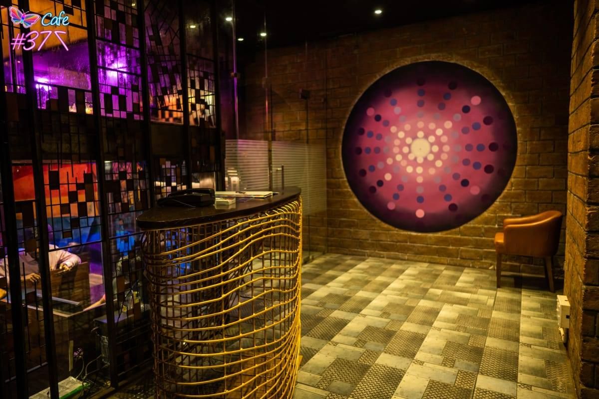 Nightclub,Architecture,Interior design,Magenta,Night,Building,Art