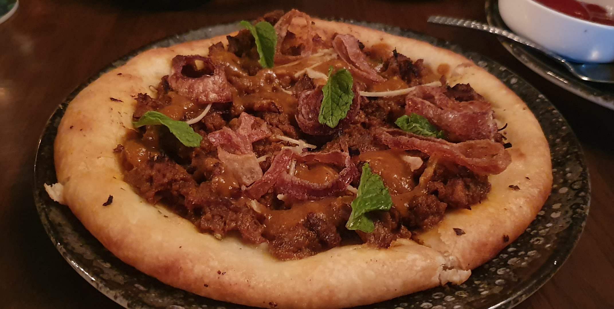Dish,Food,Cuisine,Ingredient,Flatbread,Pizza,Meat,Produce,Bulgogi,Italian food