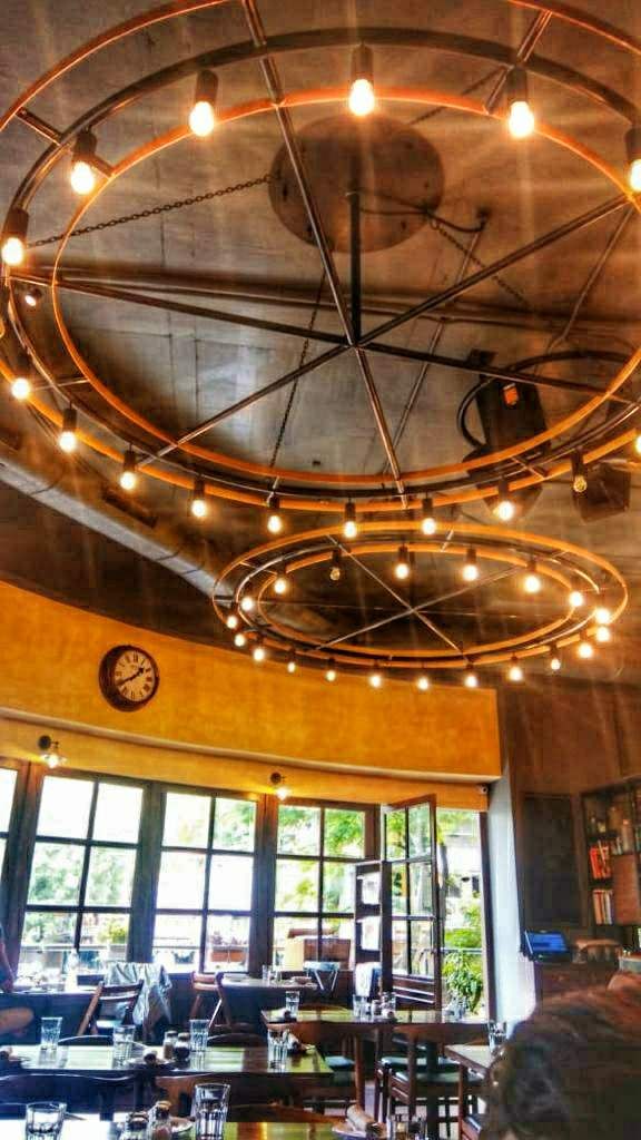 Ceiling,Lighting,Building,Restaurant,Architecture,Interior design,Beam