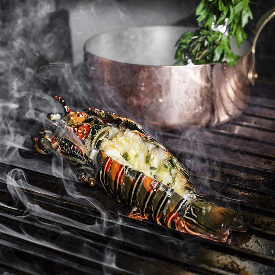 Cuisine,Food,Dish,Spiny lobster,Ikan bakar,Recipe,Roasting,Seafood