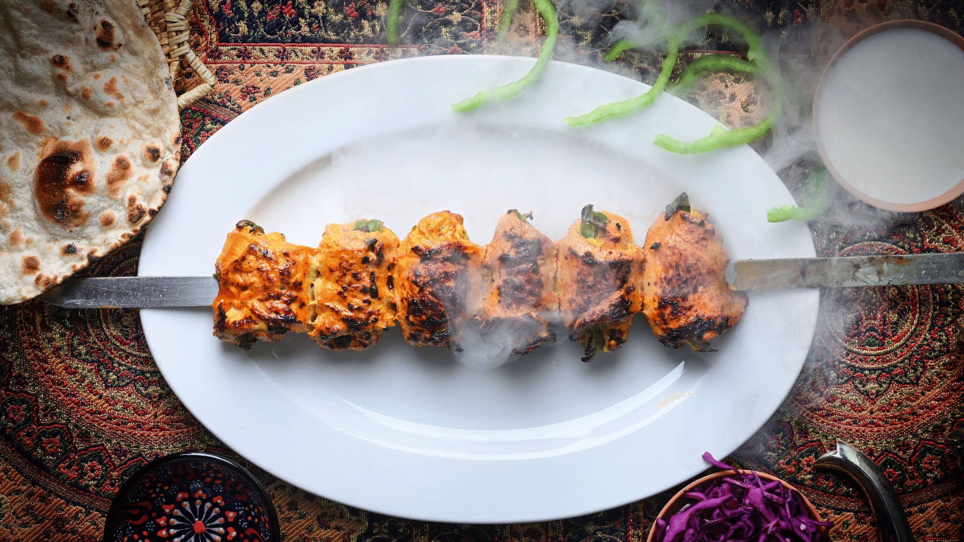 Cuisine,Shashlik,Food,Dish,Souvlaki,Brochette,Kebab,Skewer,Ingredient,Chicken tikka