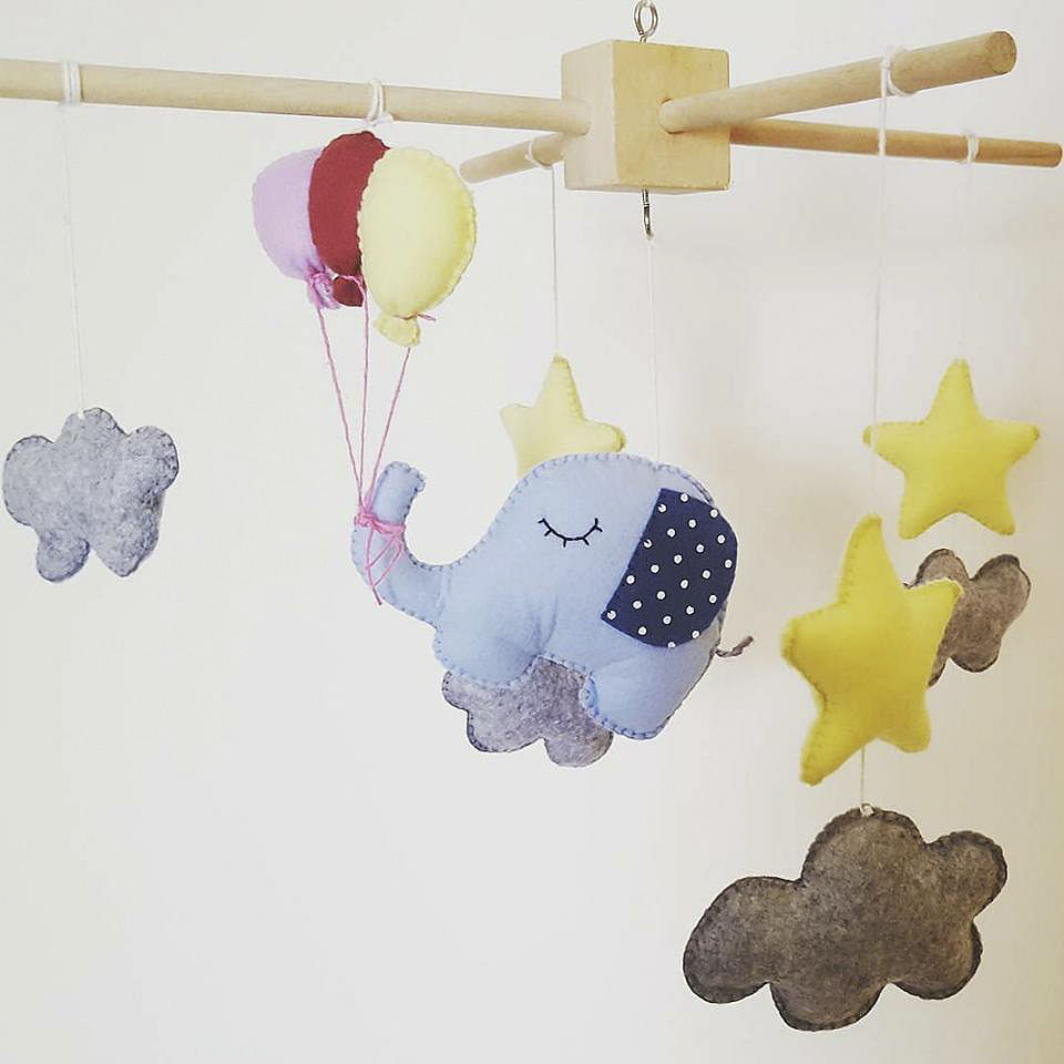 Product,Baby mobile,Baby toys,Cloud,Baby Products,Room,Ceiling,Illustration,Meteorological phenomenon