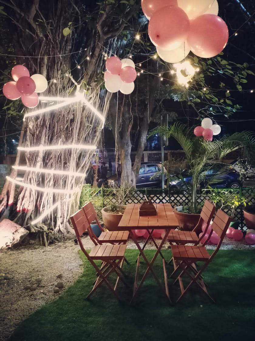 Sky,Pink,Table,Atmosphere,Illustration,Plant,Flower,Chair,Cloud,Furniture