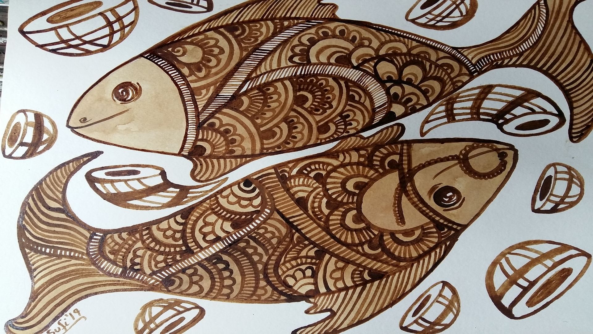 Pattern,Design,Illustration,Art,Drawing,Fish