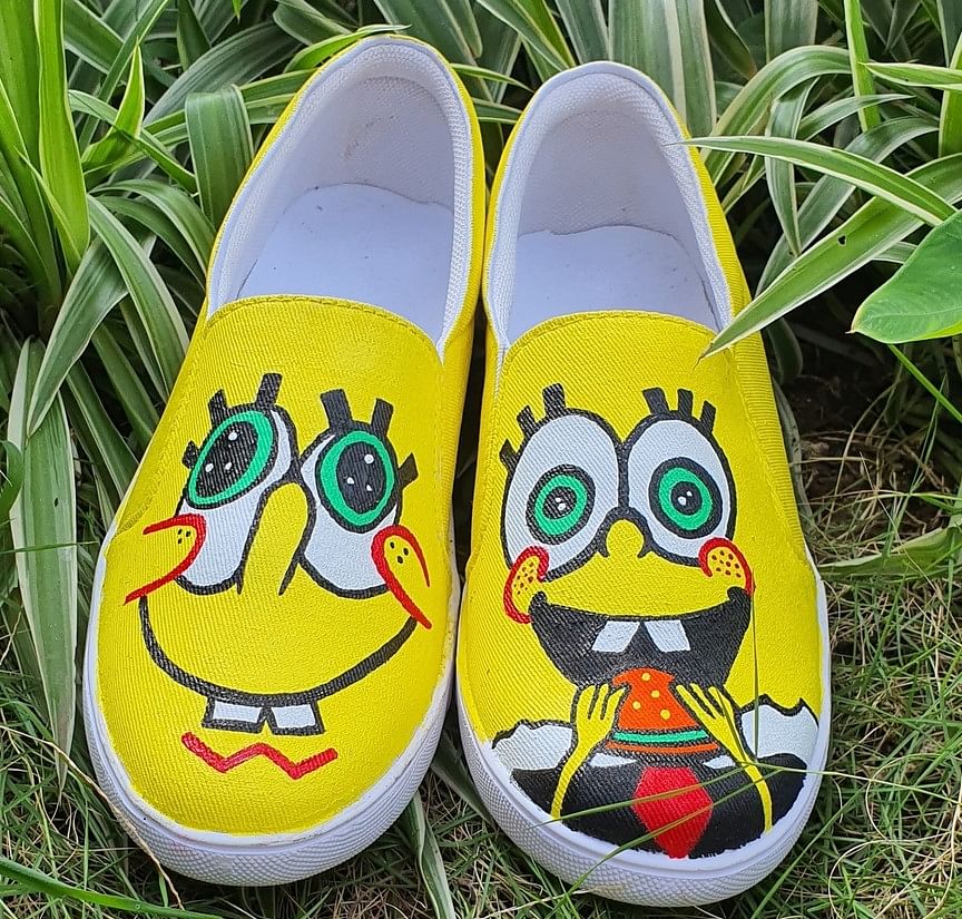 Footwear,Shoe,Yellow,Grass,Plimsoll shoe,Slipper,Sneakers,Espadrille