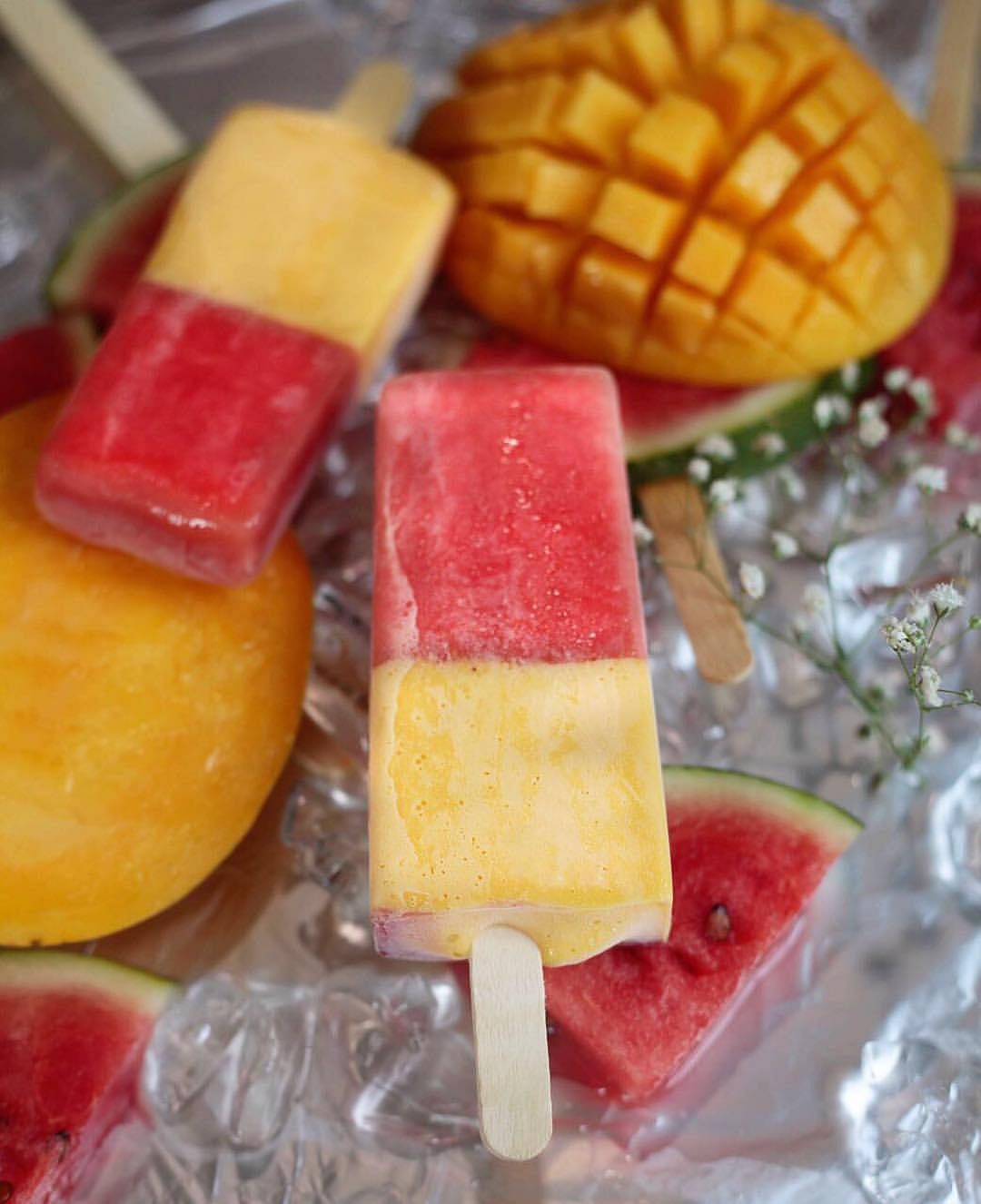 Food,Fruit salad,Sweetness,Fruit,Frozen dessert,Ice pop,Watermelon,Cuisine,Ingredient,Dish