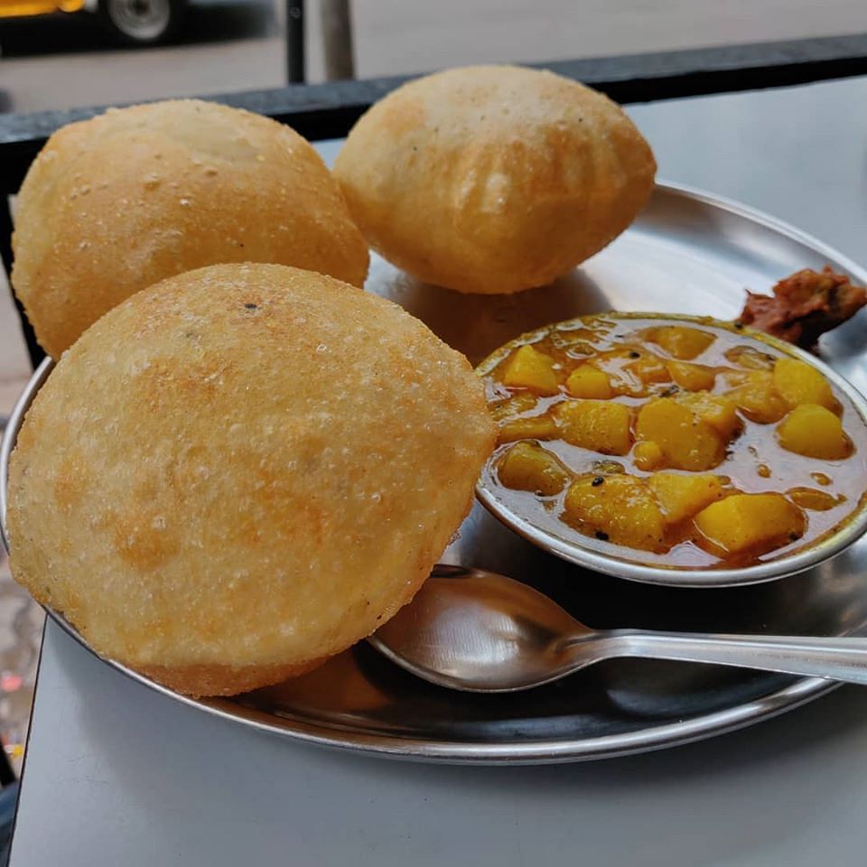 Dish,Food,Cuisine,Ingredient,Puri,Chole bhature,Produce,Indian cuisine,Snack,Dessert