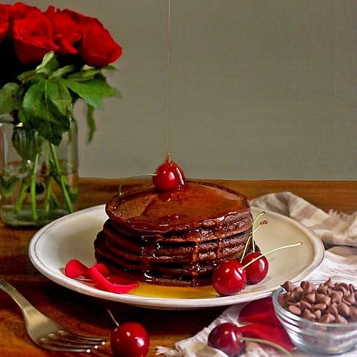 Dish,Food,Cuisine,Dessert,Ingredient,Pancake,Chocolate cake,Cake,Baked goods,Cranberry