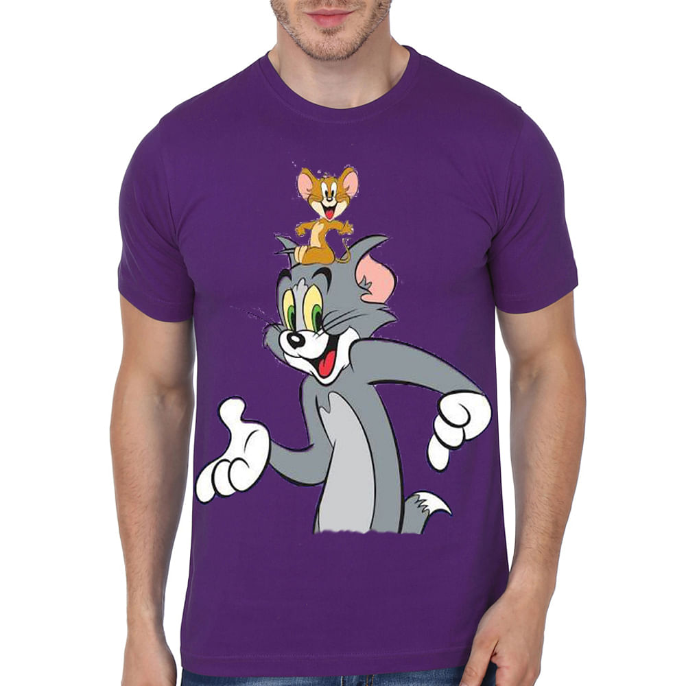 T-shirt,Cartoon,Clothing,Top,Violet,Sleeve,Active shirt,Fictional character,Neck,Rat