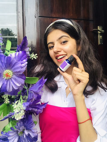 Purple,Beauty,Flower,Plant,Long hair,Floral design,Smile,Electric blue,Photography,Brown hair