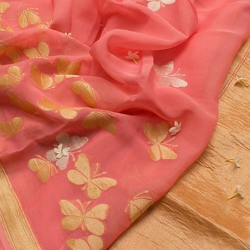 Pink,Peach,Silk,Textile,Petal,Linens,Rose,Magenta,Pattern,Flower