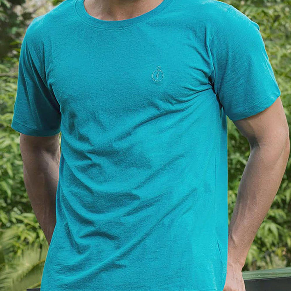 T-shirt,Clothing,Active shirt,Turquoise,Sleeve,Green,Blue,Neck,Aqua,Teal