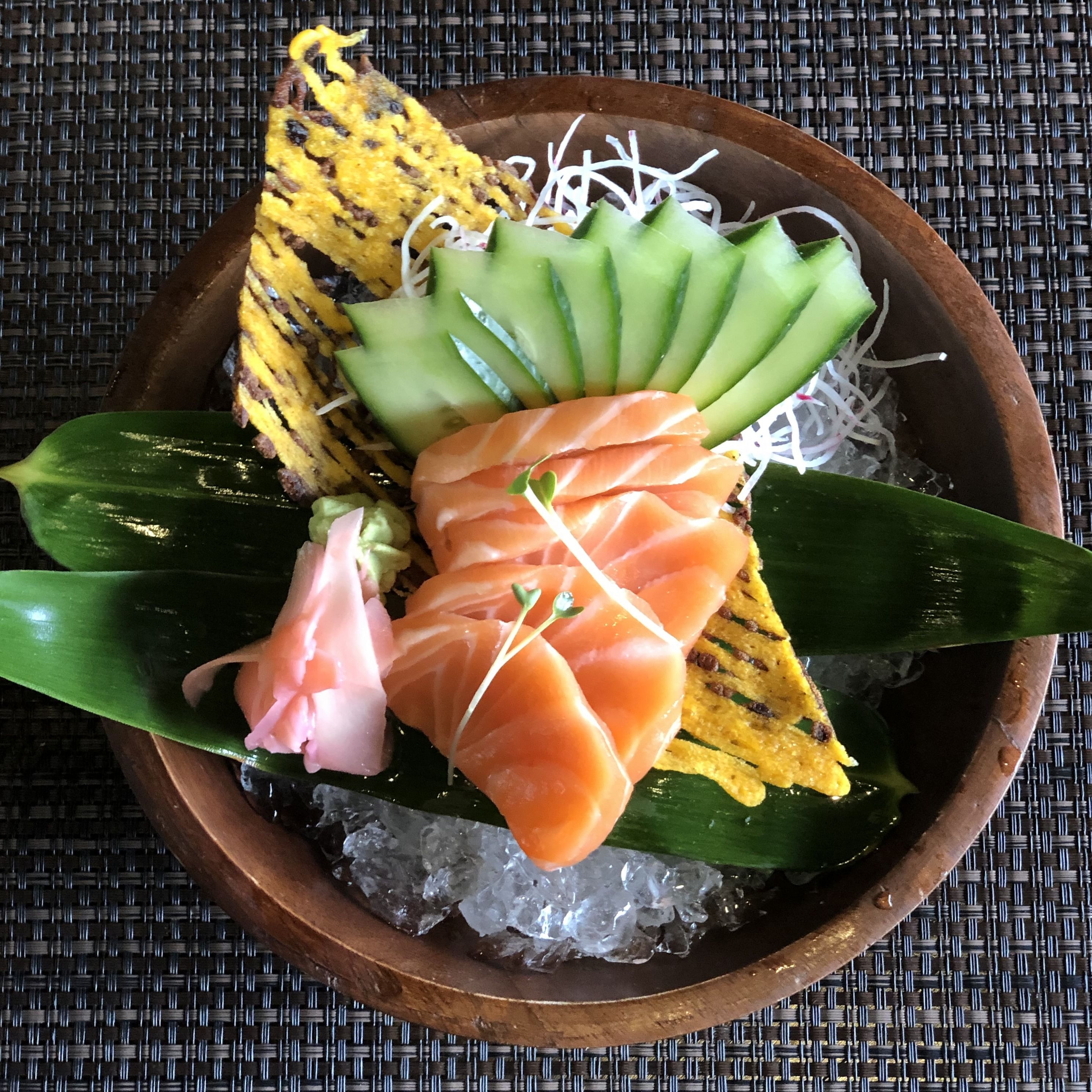 Dish,Cuisine,Food,Sashimi,Ingredient,Garnish,Smoked salmon,Comfort food,Japanese cuisine,Salmon