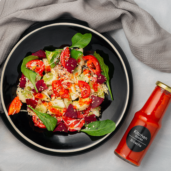 Dish,Food,Cuisine,Ingredient,Vegetable,Salad,Produce,Vegetarian food,Tomato,Basil