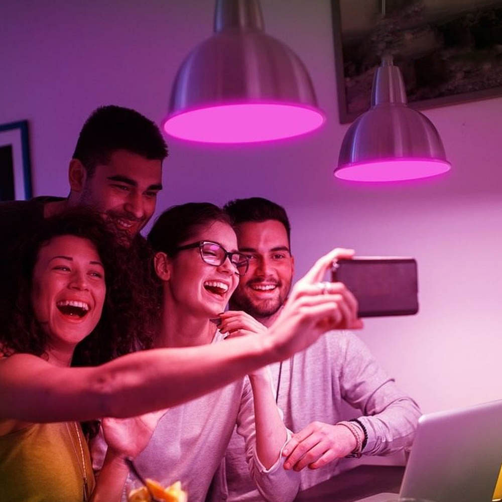 Lighting,Light,Fun,Purple,Lighting accessory,Violet,Lampshade,Friendship,Selfie,Lamp