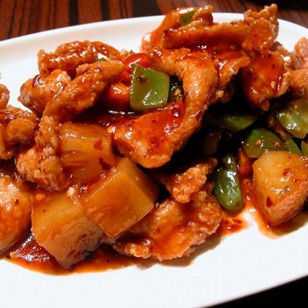 Dish,Food,Cuisine,Sweet and sour,Ingredient,Meat,General tso's chicken,Kung pao chicken,Sweet and sour chicken,Sweet and sour pork