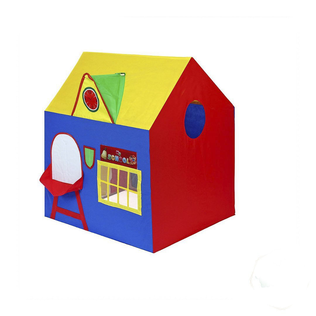 Blue,House,Rectangle,Playhouse,Illustration,Fictional character,Shed,Graphics,Paint,Hut