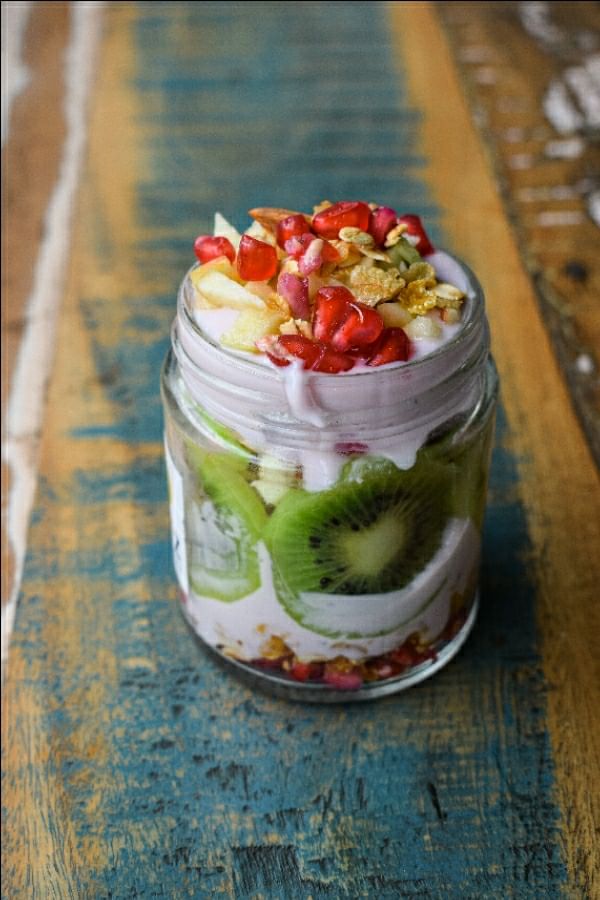 Food,Mason jar,Cuisine,Dish,Fruit salad,Ingredient,Parfait,Dessert,Verrine,Produce