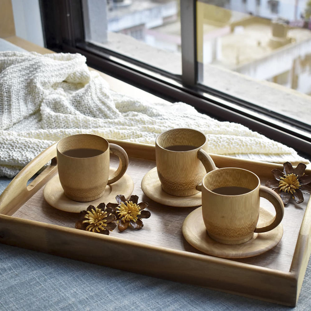 Tableware,Drinkware,Dishware,Cup,Coffee cup,Serveware,Wood,Porcelain,Yellow,Teacup
