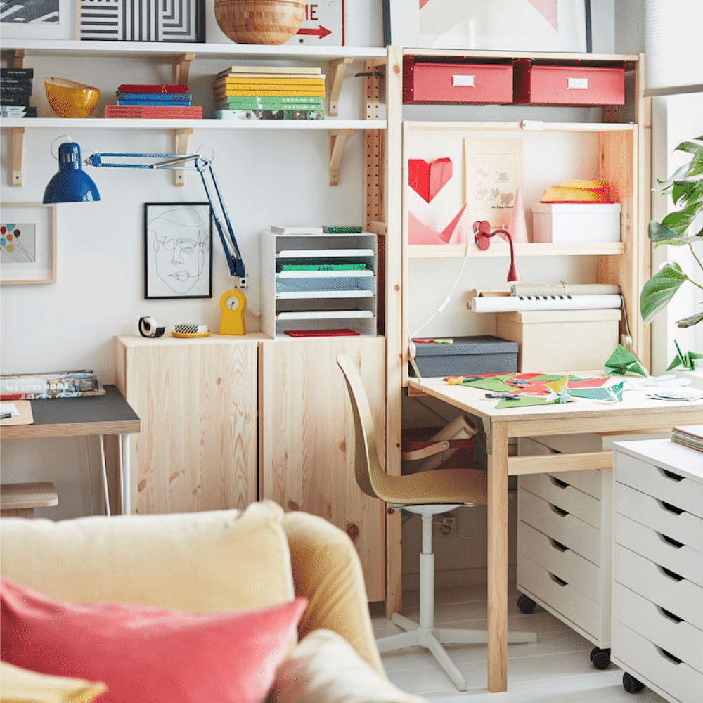 Furniture,Property,Table,Shelf,Shelving,Orange,Interior design,Wood,Yellow,Chair