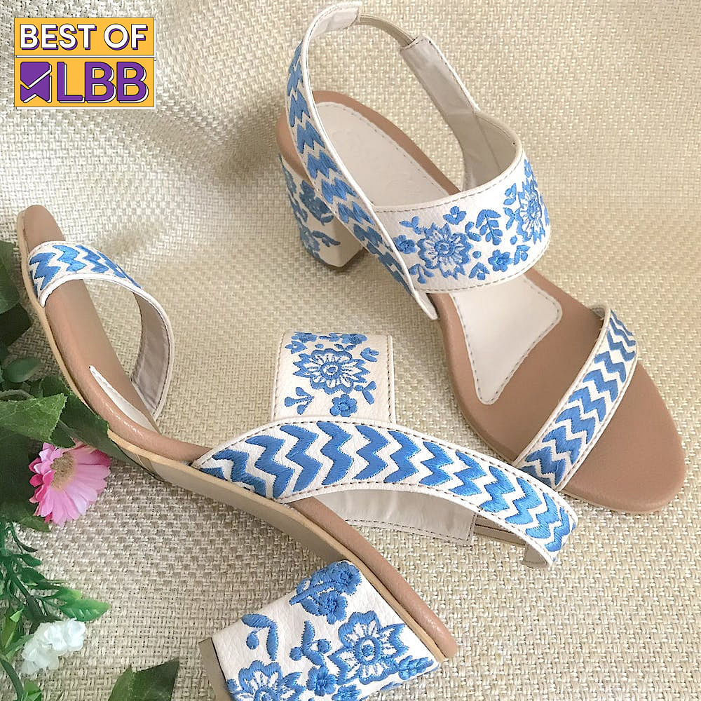 Footwear,Shoe,Basic pump,Sandal,Font,Aqua,Plant,High heels,Electric blue,Flower