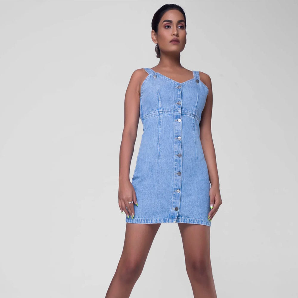 Buy All-Season Denim Dresses For Women | LBB Buy All-Season Denim Dresses For Women | LBB
